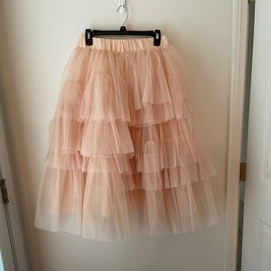 Chickwish MIDI length Tutu Skirt